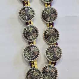 Burgundy & Yellow Money Lei #23