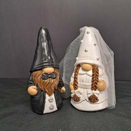 Bride and Groom Gnomes