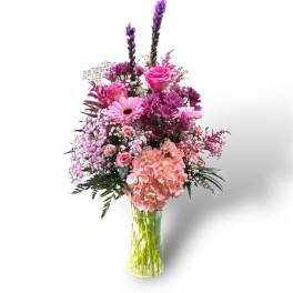Perfect Pink Vase Arrangement