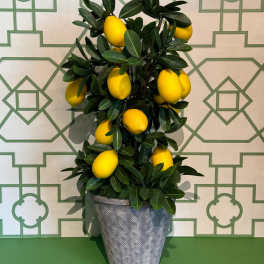 Faux Lemon Tree