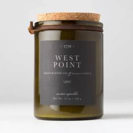 West Point 1776 Soy Beeswax Man Candle