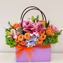 Roses and Lilies in a Bag