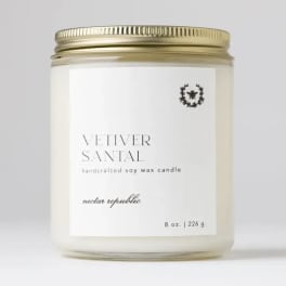 Vetiver Santal Jar Soy Candle