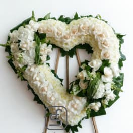 Large White Heart SF#244
