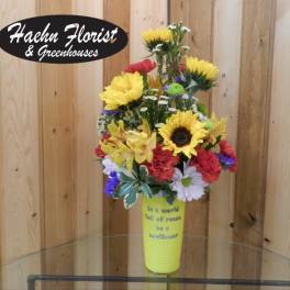 Be a Sunflower Cup Arrangement
