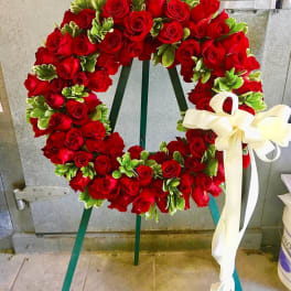 #102 RED ROSE OPEN RING