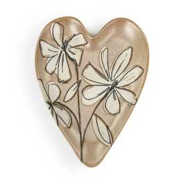 Magnolia Heart Spoon Rest - 4.5x6.5in