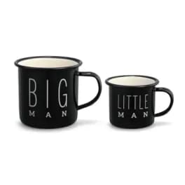 Big Man and Little Man Camper Mug Set