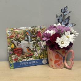 Butterfly Floral & Puzzle
