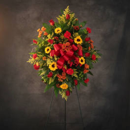 Fall Sympathy Tribute- Huntsville sympathy delivery