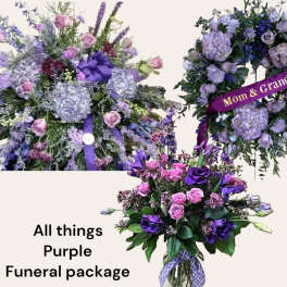 All Things Purple Funeral Package