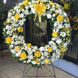 Golden Memories Wreath