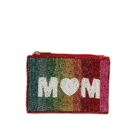 Beaded Coin Purse- MOM