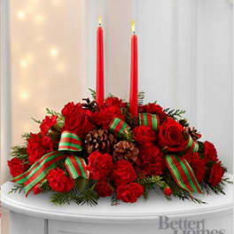 The FTD® Holiday Classics™ Centerpiece by Better Homes and Gardens®