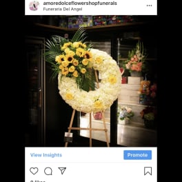 Sunflower wreath