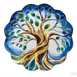 Tree of Life Birdbath