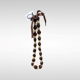 Brown Kukui Nut Lei