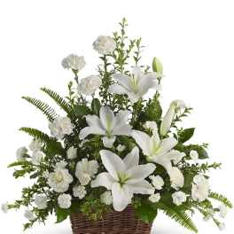 Memorial Lily Garden Basket