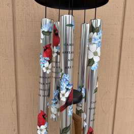 Wind chime "Cardinals Appear"