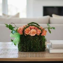 Granny White Moss Purse