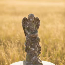 Faux Concrete Garden Angel