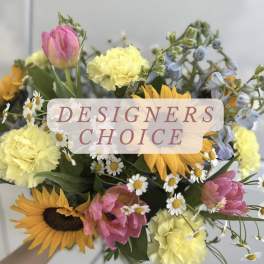 Designers Choice: Seasonal Mixed Hand-Tied Bouquet