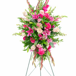 Blushing Garden Standing Spray
