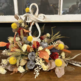 Infinity Cross with Fall Silks