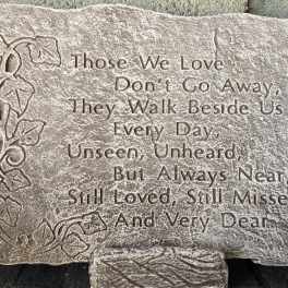 Garden Stone “Those we love “