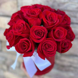 PV Rose Hat Box