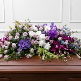 Heavenly Garden Grand Casket Spray