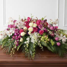 Eternal Elegance Luxury Casket Spray