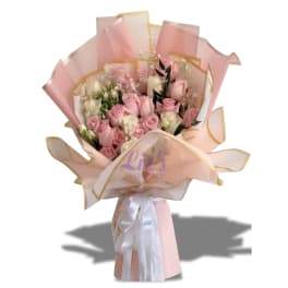 Pink Rose Wrap