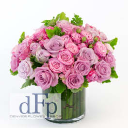 Lavender Rose arrangement