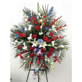 Red, White, and Blue Spray