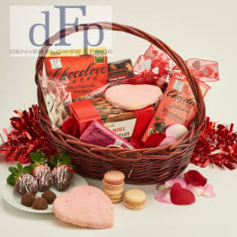 French Colorado Chocolate Basket