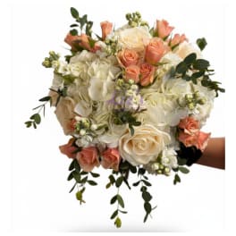 Peaches and Cream Bouquet