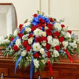 The Patriot Casket Spray
