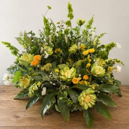 English Elegance Cremation Wreath