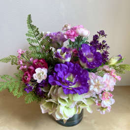 Lovely Lady - Silk Floral Arrangement