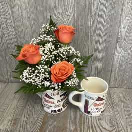 Gator Icon Rose Mug