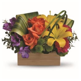Teleflora's Shades Of Brilliance Bouquet