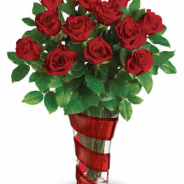Teleflora's Dancing In Roses Bouquet