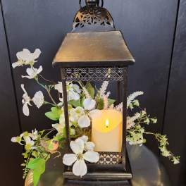 Eckert Florist's Bronze Metal Open Lantern