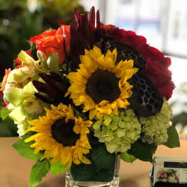 Fall Harvest Cymbidium Bouquet