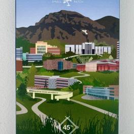 Box of BYU Campfire S'mores artisan chocolate