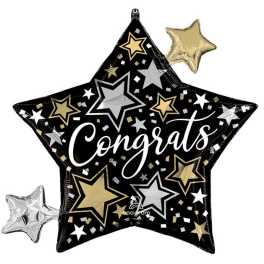 "Congrats" Jumbo Mylar Balloon