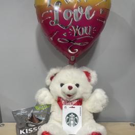 Red & White Love Bear Combo