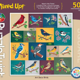 PuzzleTwist - Art Deco Birds