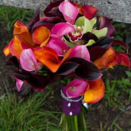 calla lilies, cyb orchids